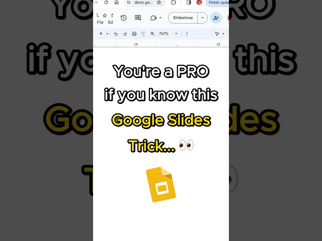 You're a PRO 🫵🏻 if you know this Google Slides Trick #googleslides #presentation #powerpoint