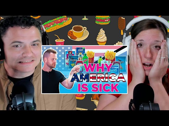 AMERICANS REACT to Food in America vs the UK! | Shocking Differences!