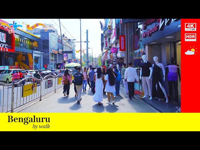 Walking around MG Road | Bengaluru #4k #pov #walkingtour