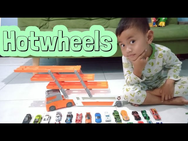 Unboxing mainan hotwheels track builder | MATTEL