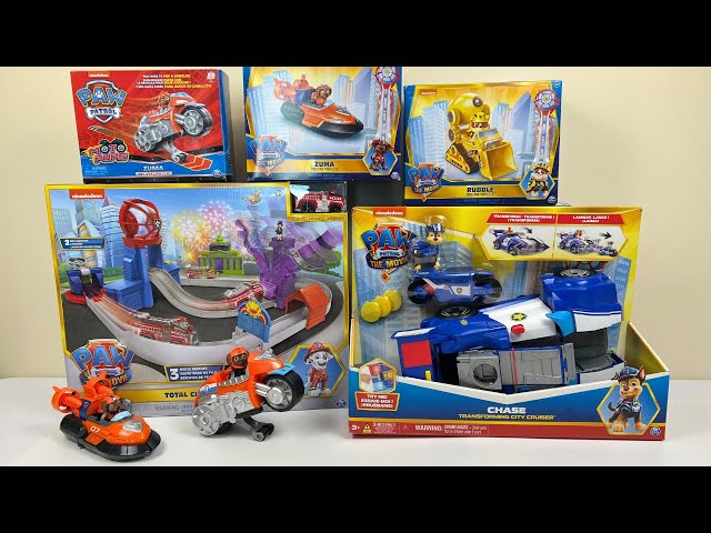 Paw Patrol Movie Collection Unboxing Review | Marshall Rescue Track Set