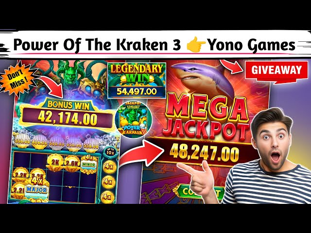 Yono Rummy Game Tricks ! Power Of The Kraken 3 New Yono Games Grand Jackpot ! Yono Games Kaise khele