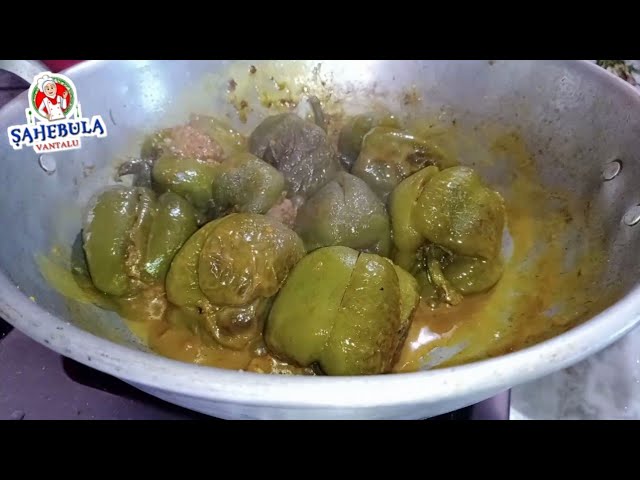 Keema Stuffed Capsicum Recipe