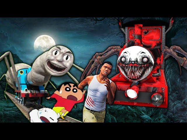 ZOMBIE Choo Choo CHARLES Army vs SHINCHAN and FRANKLIN in GTA5