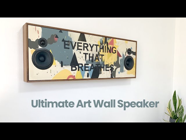 DIY Wireless Art Wall Speaker - Unlock Your Inner Artist - by SoundBlab