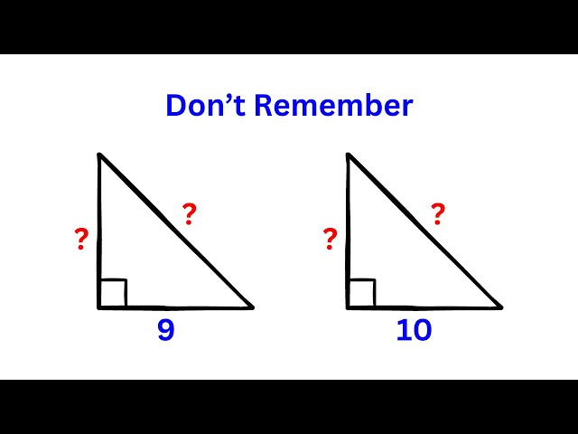 How To Find Pythagorean Triplets in Seconds