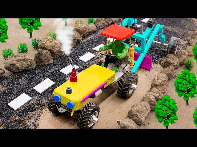 Top the most creative diy Tractor miniature Farm Diorama - Farm House for Cow, Horse || Village Farm