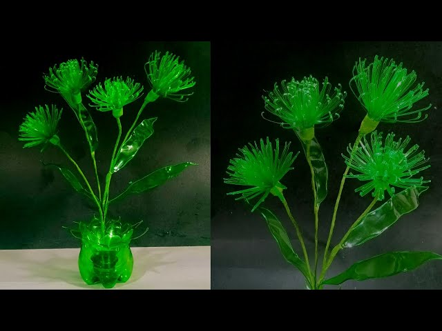 Recycle Plastic Bottle easy projects | Plastic Bottle craft ideas | DIY Plastic flower making