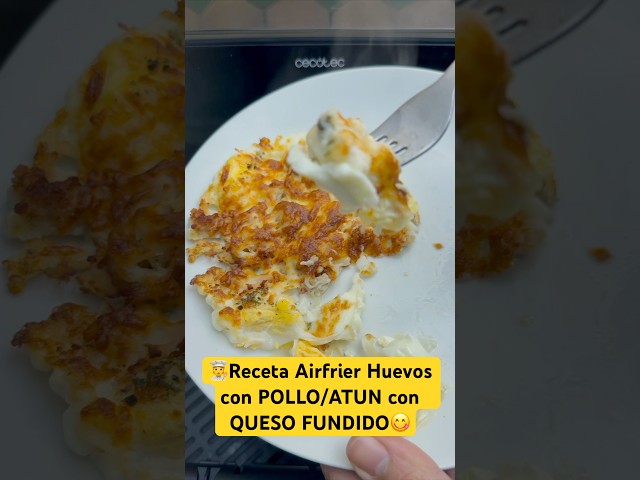 Receta Saludable AIRFRIER Pollo/Atún+Queso #recetassaludables #desayunonutritivo #cena