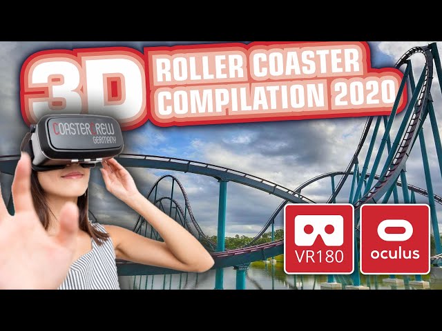 Top 15 VR Steel Roller Coasters VR180 3D Compilation | on-ride POV | Oculus Quest Apple Visionpro