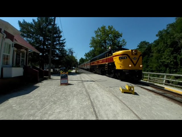 VR180 3D CUYAHOGA VALLEY SCENIC RAILROAD Peninsula, Ohio