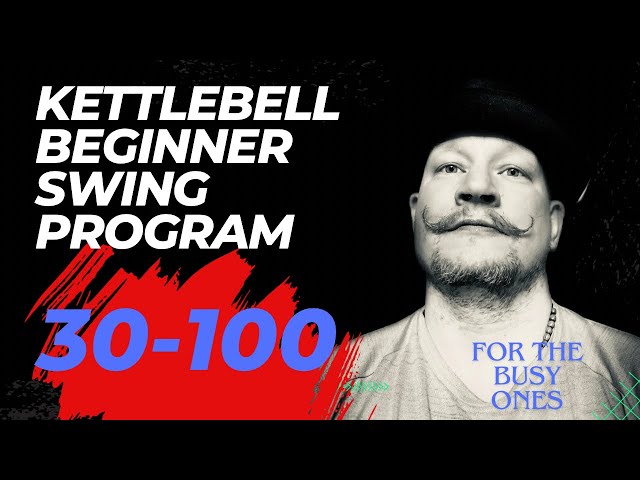 Kettlebell beginner swing program! Easy to follow