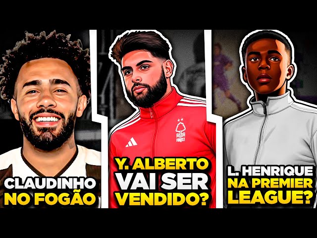 YURI ALBERTO VENDIDO? | Claudinho JOGADOR do BOTAFOGO | Luiz Henrique VENDIDO?