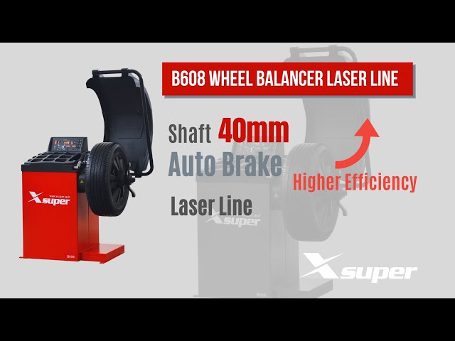 B608 Wheel Balancer Laser Line Auto Brake