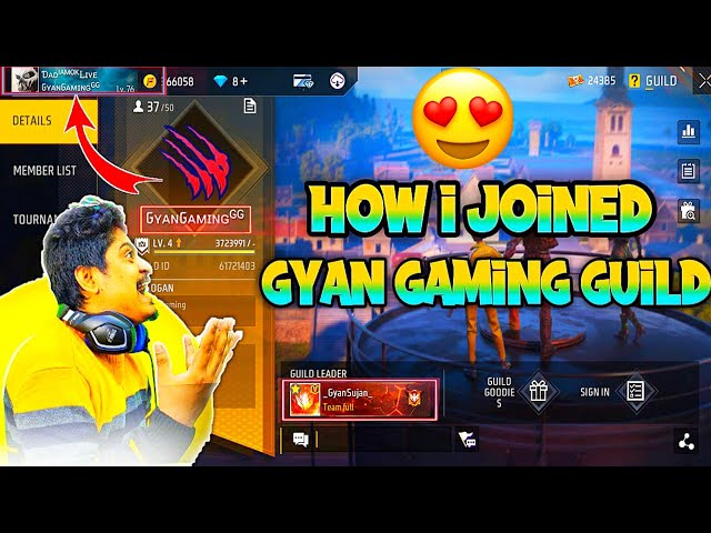 HOW I JOINED GYAN GAMING GUILD😲😍GUILD TEST FOR@GyanGaming