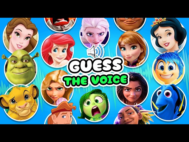 Guess Who's Singing 🎙️🌈🎶 Disney Song Quiz Challenge | Moana, Snow White, Elsa, Anna, Ariel, Belle