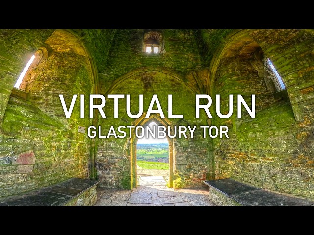 Virtual Run | Glastonbury Tor, England | Treadmill Running Scenery