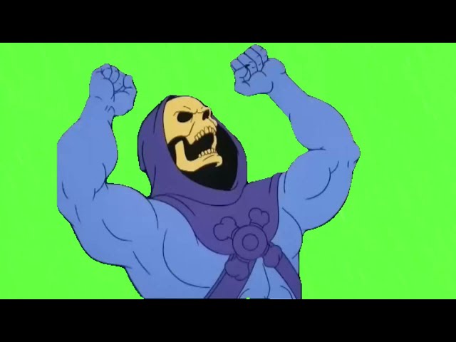 Skeletor Being Skeletor Green Screen