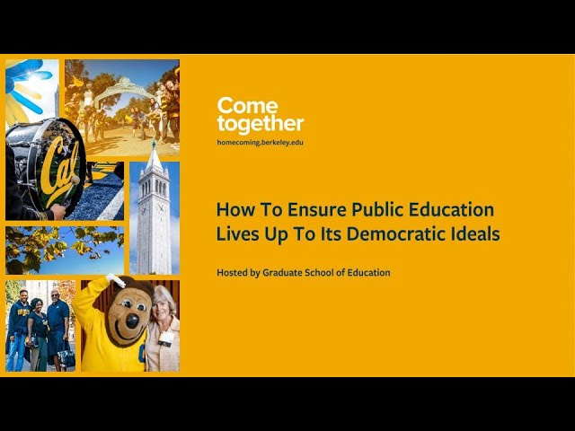 How To Ensure Public Education Lives Up To Its Democratic Ideals