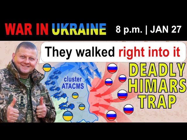 27 Jan: Russian Human Wave VS HIMARS Cluster Bombs. | War in Ukraine Explained