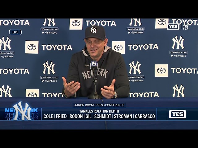 Aaron Boone Spring Training Press Conference