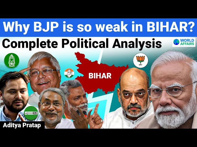 Why BJP is so Weak in BIHAR? Complete Political Analysis | World Affairs