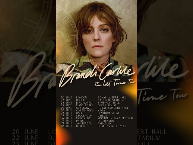 I’m beyond proud to bring you The Lost Time Tour! brandicarlile.com/tour to sign up for presales!