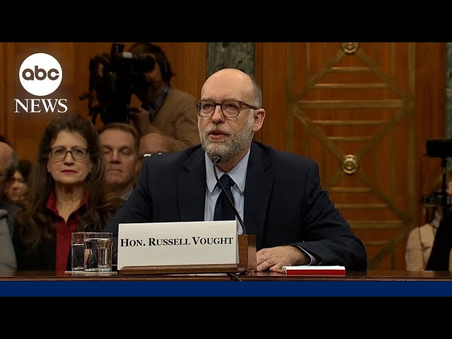 Russell Vought testifies at Senate confirmation hearing