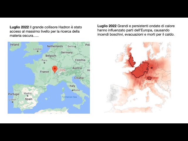 La correlazione tra CERN e cambiamento climatico. Spiegazione delle ondate di caldo da record!