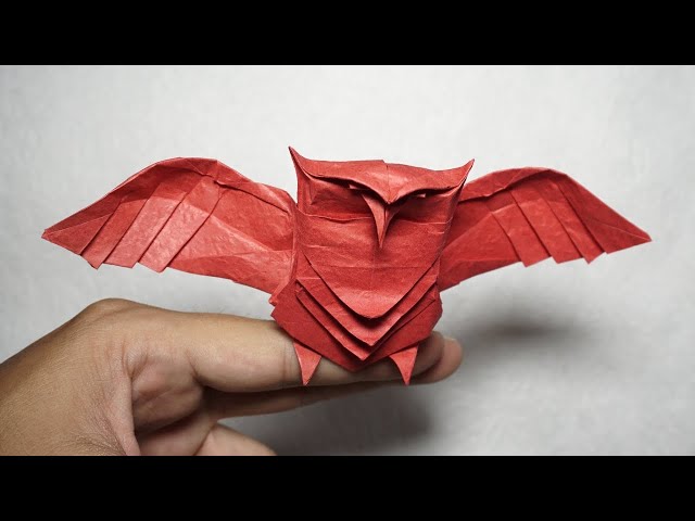 Learn to Fold a Stunning Origami Owl! (One Square Paper, No Cuts, No Glue) | Henry Pham