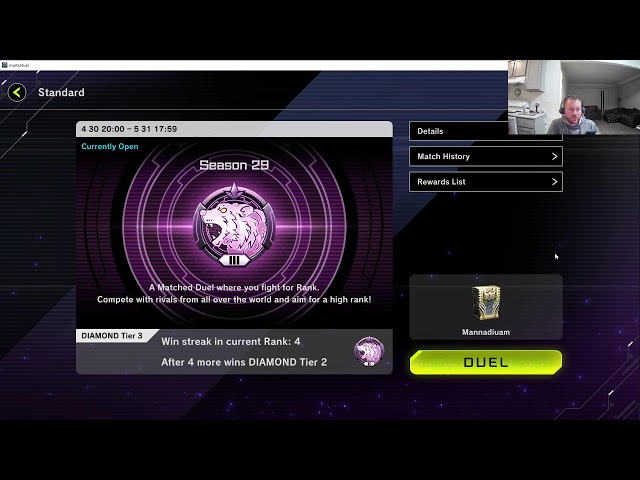 Yugioh Master Duel climbing the ladder in ranked