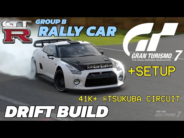 Nissan GT-R Gr. B Rally Car Drift Build Gran Turismo 7 Setup