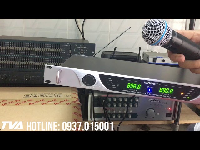 Tiếng Vang Audio | Hướng dẫn kết nối micro không dây Shure U-930 với Amply hát karaoke