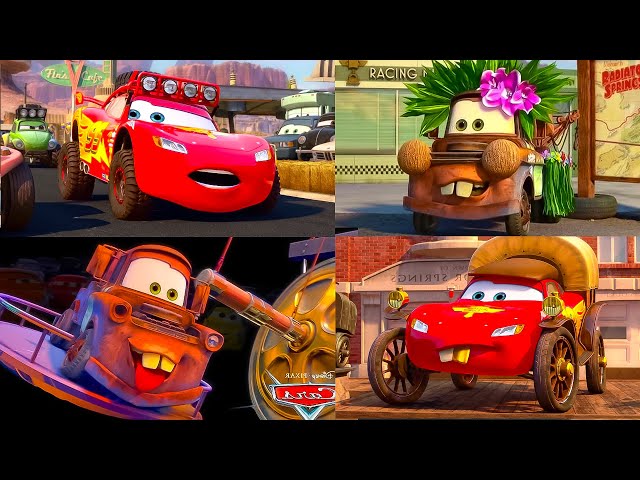 Cars Toys Movies ⚡ 95 Lightning McQueen Freaks Out Seeing Frozen Mater | Coffin Dance Song (COVER)