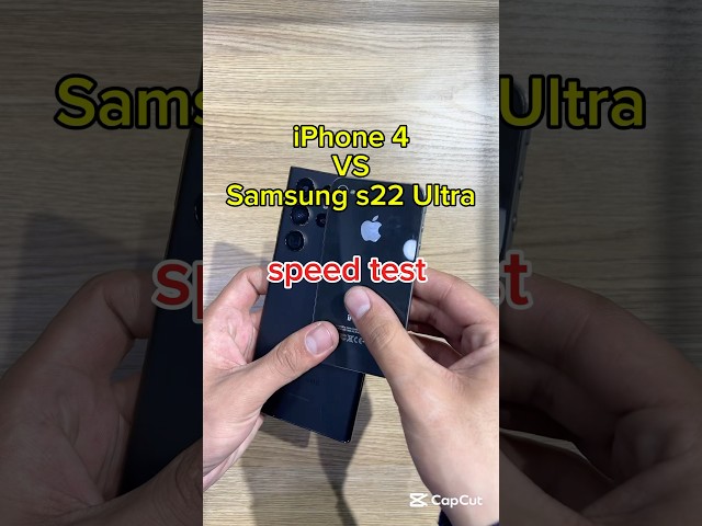 iPhone 4 vs Samsung S22 Ultra #speedtest #samsungvsiphone