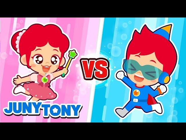 🔴JunyTony LIVE🔴 Pink vs. Biru | Apa Warna Favoritmu? | Lagu Warna untuk Anak | JunyTony