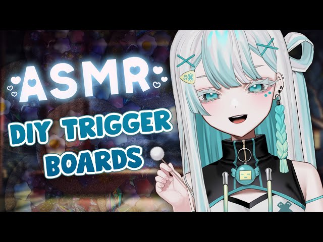 【3DIO ASMR HANDCAM】DIY Trigger Boards!【VyVid | Eva Ananova 】