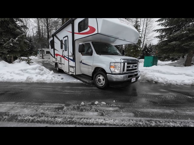 Winter RV Camping Vancouver Island