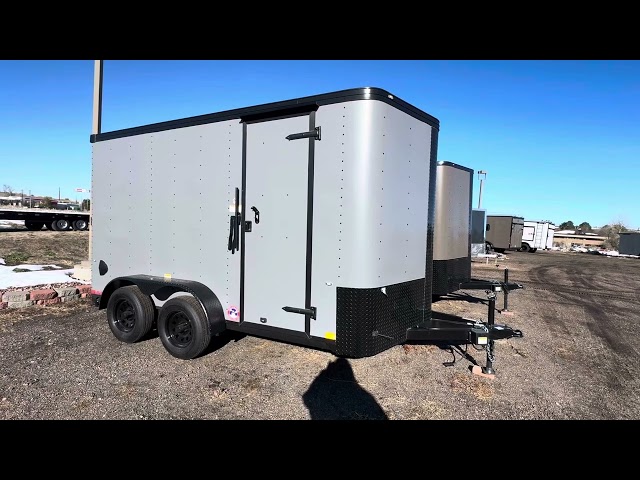 Basic but not built Basic!  7x14 matte grey black out UTV/Cargo Trailer for sale