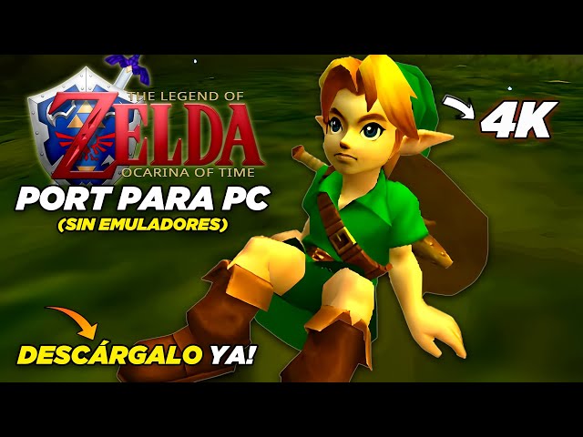 ZELDA Ocarina of Time en PC (sin emuladores) 👉 La MEJOR forma de JUGARLO en 2025