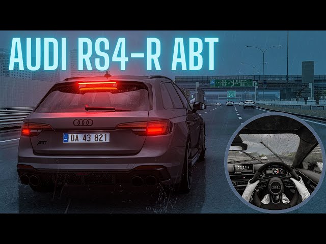 AUDI RS4-R ABT Takes Autobahn by STORM in Assetto Corsa