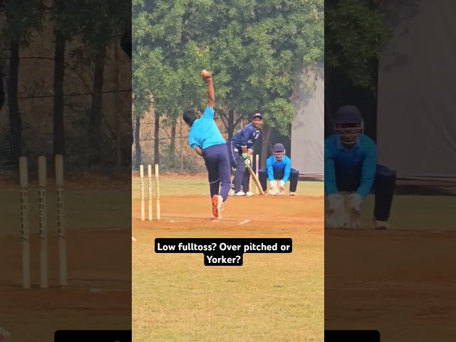 Yorker or Over pitched? #cricket #shorts #shiv #india #cricketlover #short #usa #uae #canada #uk #yt