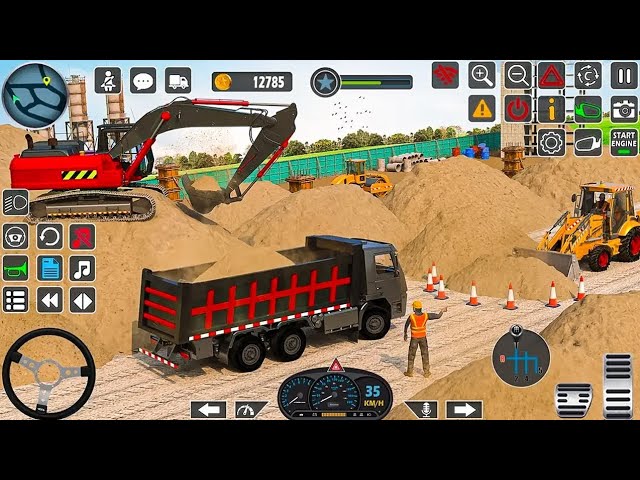 Train Track Builder Simulator Part - 2 - City Construction JCB Game 3D - Android Gameplay