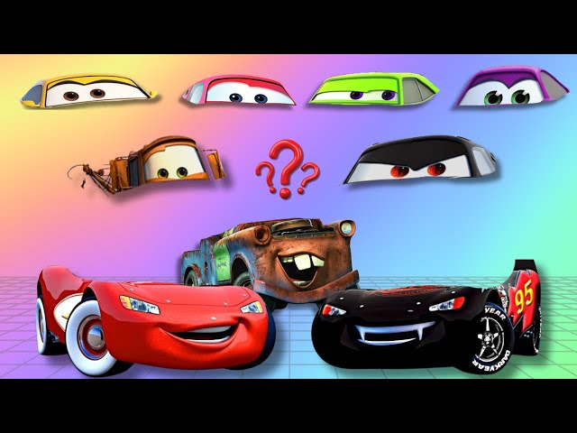 Correctly Guess the Head of Lightning McQueen | Can You Spot It? 🔥Tebak Gambar