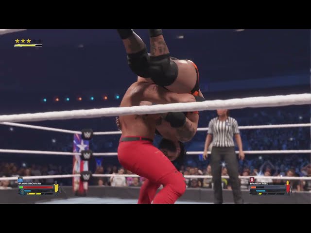 Braun Strauman vs Big Bronson Reed | WWE 2k24