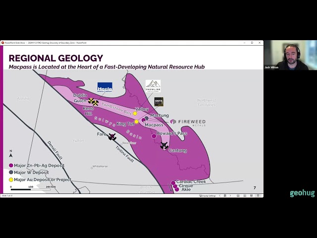 Jack Milton - The Discovery and Geology of the Boundary Zone deposit, Yukon, Canada