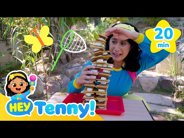 🏕️ Spring is here! Time for Outdoor Activities | Educational Videos for Kids | Hey Tenny!