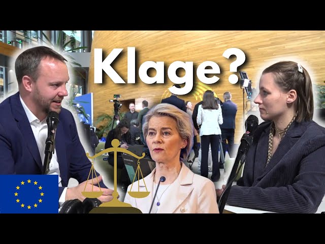 Klage gegen von der Leyen, AfD auf Tiktok - Interview mit Daniel Freund (Die Grünen) im EU-Parlament