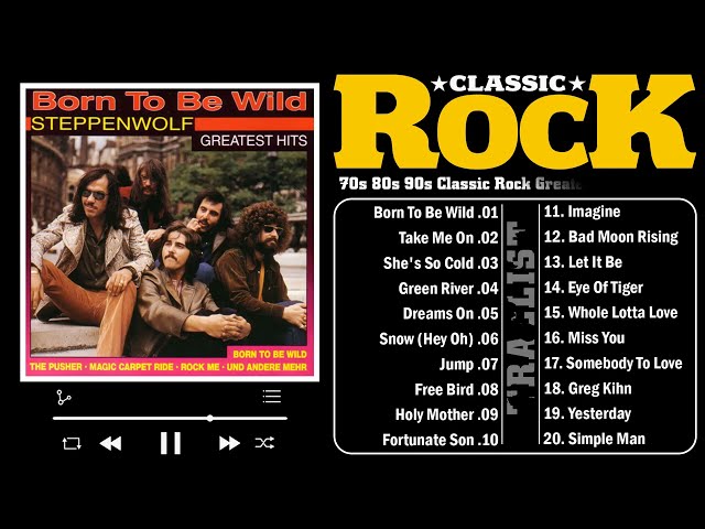 Best Classic Rock Songs 70s 80s 90s | Classic Rock Greatest Hits Playlist