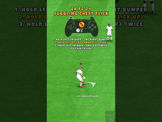 EA FC 24 Juggling Skills: Chest Flick (5-Star)